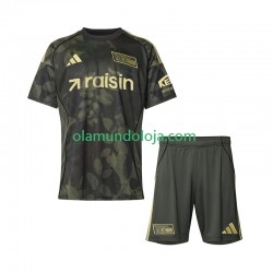 Camisola Union Berlin Criança Equipamento Segundo 2025-2026 Manga Curta